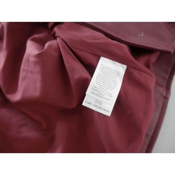 DKNY Women's Faux Leather Motorcycle Jacket Cabernet Size S - Picture 4 of 7